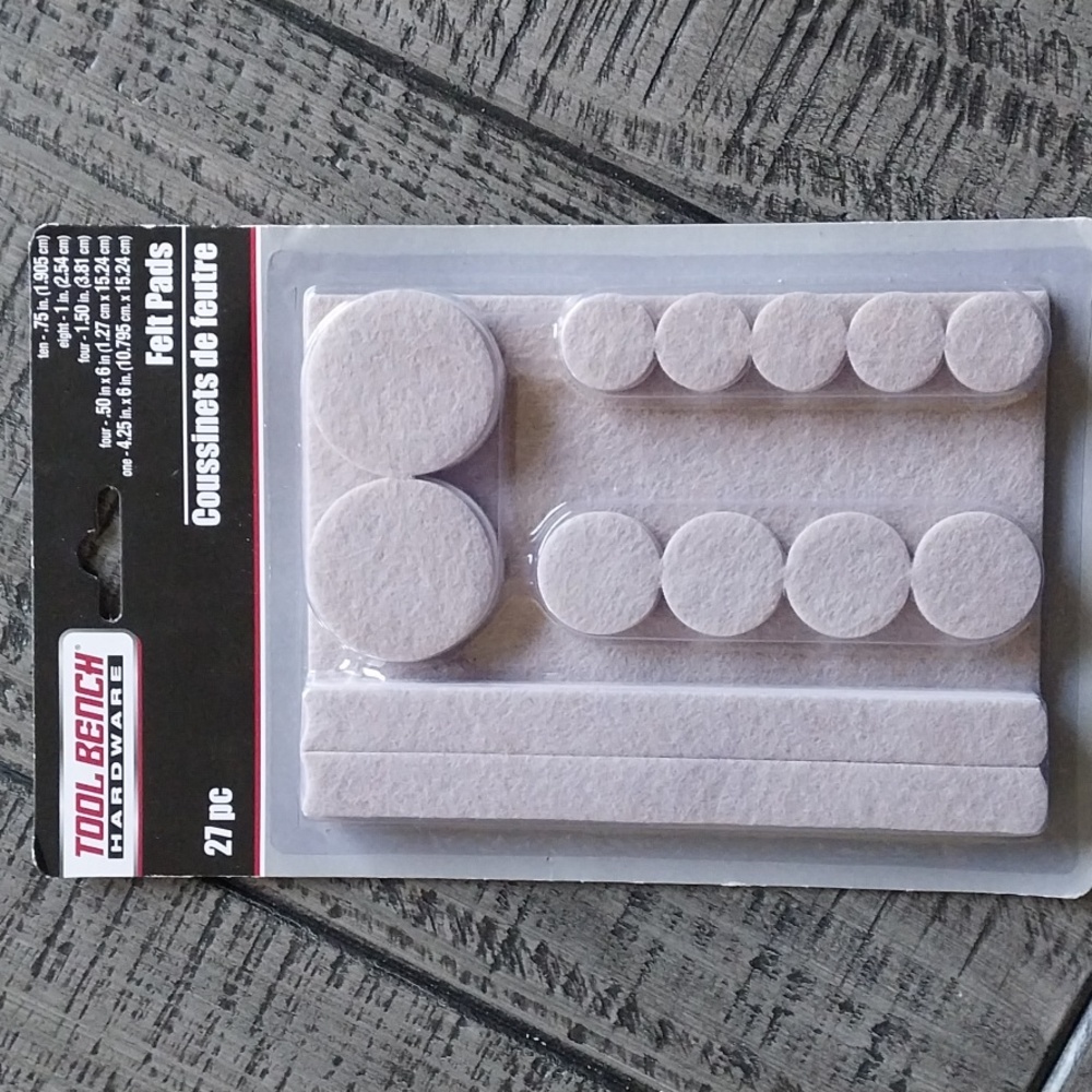 💚 3/$18. Tool Bench: 27 PC  Felt Pads.